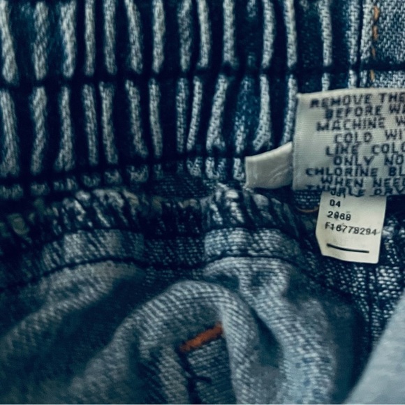 Cherokee denim blue jeans zipper pockets snap cotton elastic waist Boy 9 Months - Picture 11 of 12